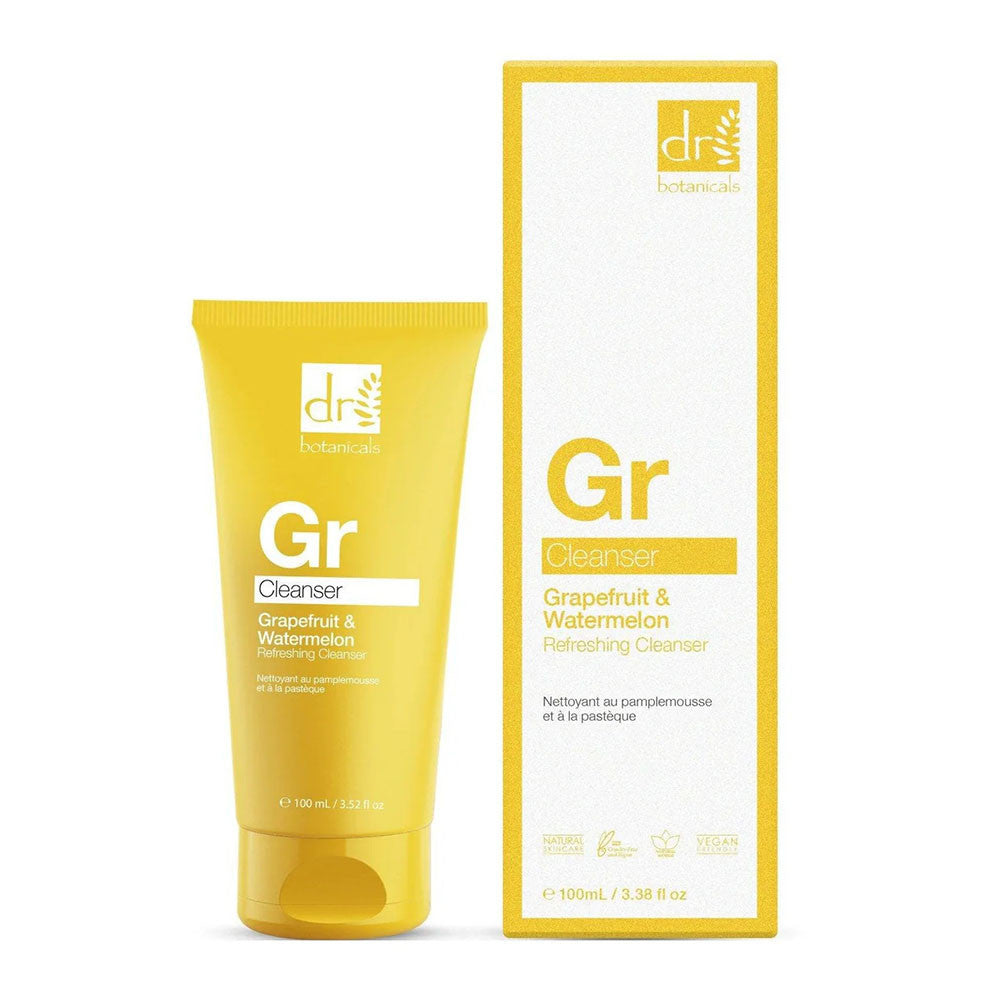 Dr Botanicals Grapefruit and Watermelon Refreshing Cleanser, 3.52 Oz